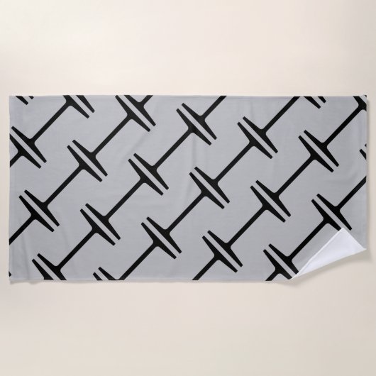 鋼梁 ビーチタオル (正面)