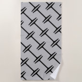 鋼梁 ビーチタオル (正面)