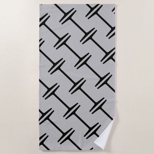 鋼梁 ビーチタオル (正面)