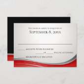 鋼波赤応答 出欠カード (正面/裏面)