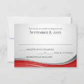 鋼波赤応答 出欠カード (正面)