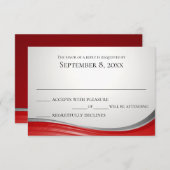 鋼波赤応答 出欠カード (正面/裏面)