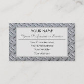 鋼無地の形金属名刺 名刺 (裏面)