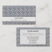 鋼無地の形金属名刺 名刺 (正面/裏面)