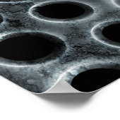 鋼穴金属メッシュパターン ポスター (角)