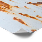 鋼素朴：壁グランジの指示記号 ポスター (角)