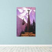 鋼索鉄道からブレヴェント山 キャンバスプリント (インサイチュ (ウッドフロア))