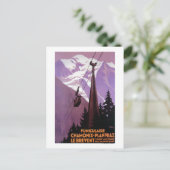 鋼索鉄道からブレヴェント山 ポストカード (スタンド正面)