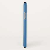鋼色の無地のな背景のiPhone Xの場合 Case-Mate iPhoneケース (裏面/右)