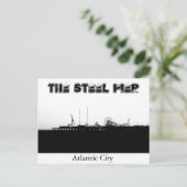 鋼製桟橋 ポストカード (スタンド正面)