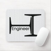 鋼製梁をエンジニアする マウスパッド (マウス)