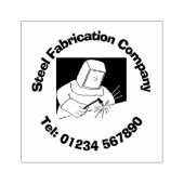 鋼造溶接業。 ラバースタンプ (インプリント)