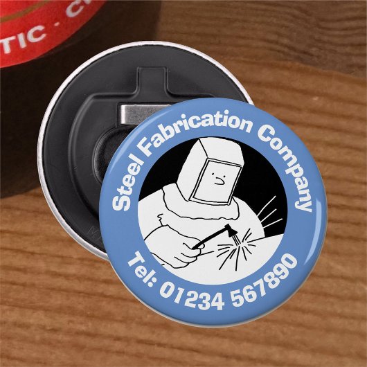 鋼造溶接業。 栓抜き