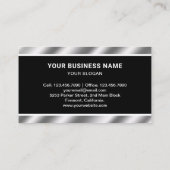 鋼金属加工品溶接サービス溶接機 名刺 (裏面)