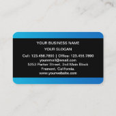 鋼金属加工品溶接サービス溶接機 名刺 (裏面)