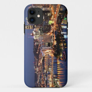 鋼鉄およびインディゴサンドイッチ iPhone 11 ケース