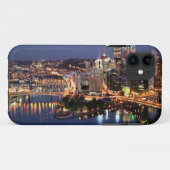 鋼鉄およびインディゴサンドイッチ Case-Mate iPhoneケース (裏面(横))