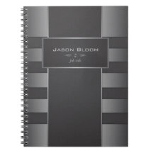 鋼鉄および黒のストライブ柄