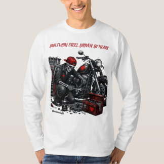 鋼鉄で造られ、心で駆動する。 Tシャツ