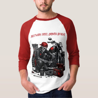 鋼鉄で造られ、心で駆動する。 Tシャツ