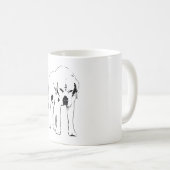 鋼鉄の視線センチネル コーヒーマグカップ (正面右)