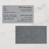 鋼鉄ダイヤモンドによってめっきされる安全パネル 名刺 (正面/裏面)