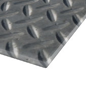 鋼鉄ダイヤモンドのプレートの背景 カッティングボード (角)