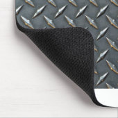 鋼鉄ダイヤモンドのプレート マウスパッド (コーナー)