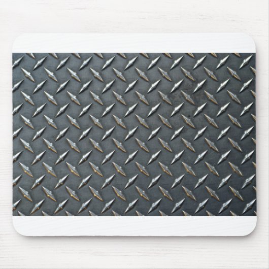 鋼鉄ダイヤモンドのプレート マウスパッド (正面)