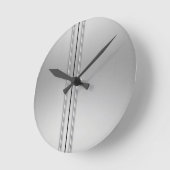 鋼鉄ドア ラウンド壁時計 (傾斜)