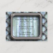 鋼鉄プールのフェンシング 名刺 (裏面)