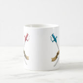 鋼鉄マグのフラッシュ コーヒーマグカップ (中央)