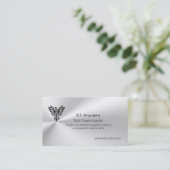 鋼鉄効果のフェニックスのロゴのチームリーダーをテストして下さい 名刺 (スタンド正面)