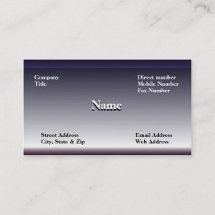 鋼鉄名刺 名刺