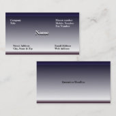 鋼鉄名刺 名刺 (正面/裏面)