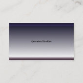 鋼鉄名刺 名刺 (裏面)