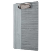 鋼鉄灰色のタケボーダー木製の穀物の一見 クリップボード (左)