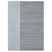 鋼鉄灰色のタケボーダー木製の穀物の一見 クリップボード (裏面)