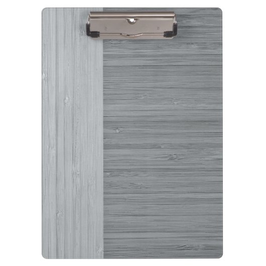 鋼鉄灰色のタケボーダー木製の穀物の一見 クリップボード (正面)
