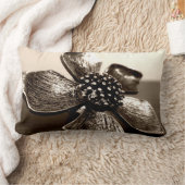 鋼鉄花の旧式な写真の枕 ランバークッション (ブランケット)