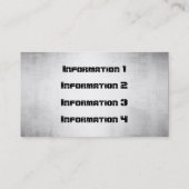 鋼鉄金属の名刺 名刺 (裏面)