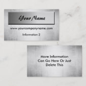 鋼鉄金属の名刺 名刺 (正面/裏面)