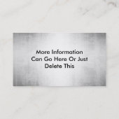 鋼鉄金属の名刺 名刺 (裏面)