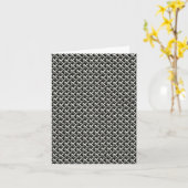 鋼鉄金属の網パターン(のど) カード (黄色い花)