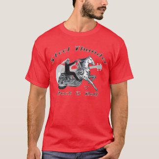 鋼鉄雷石及びロール Tシャツ