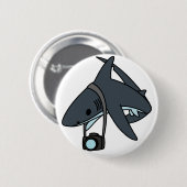 鋼鉄鮫 缶バッジ (正面&裏面)