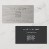 "鋼鉄"データベース管理者の名刺 名刺 (正面/裏面)