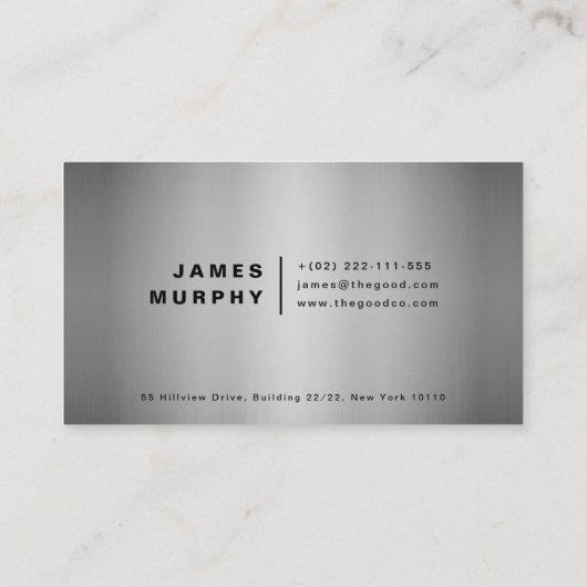 鋼鉄 名刺 (裏面)