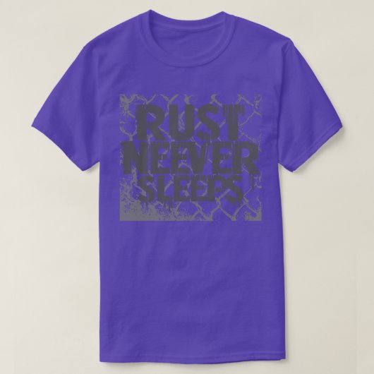 錆が眠らない Tシャツ (デザイン正面)