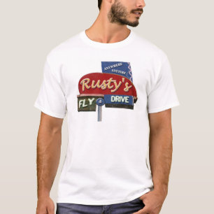 錆ついたはえ及びドライブ Tシャツ